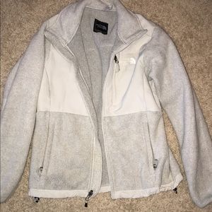 Grey North Face